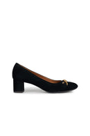 Geox Women's Black Pheby 50 A Suede Leather Stiletto | Derimod