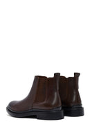 Male Brown Leather Chelsea Boots | Derimod