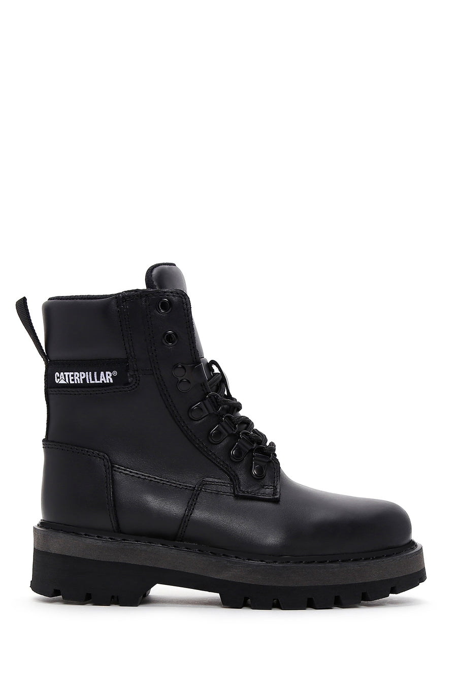 Caterpillar Women's Black Sophist Leather Boots 015Z101198 | Derimod