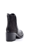 Women's Heeled Leather Boots | Derimod