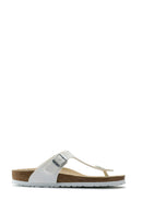 Birkenstock Women's White Gizeh Bf Flip Flops | Derimod