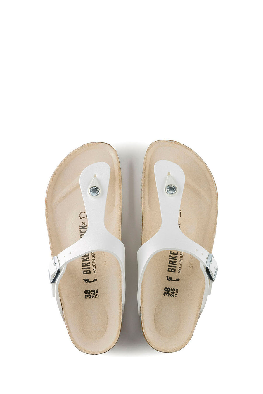 Birkenstock Women's White Gizeh Bf Flip Flops