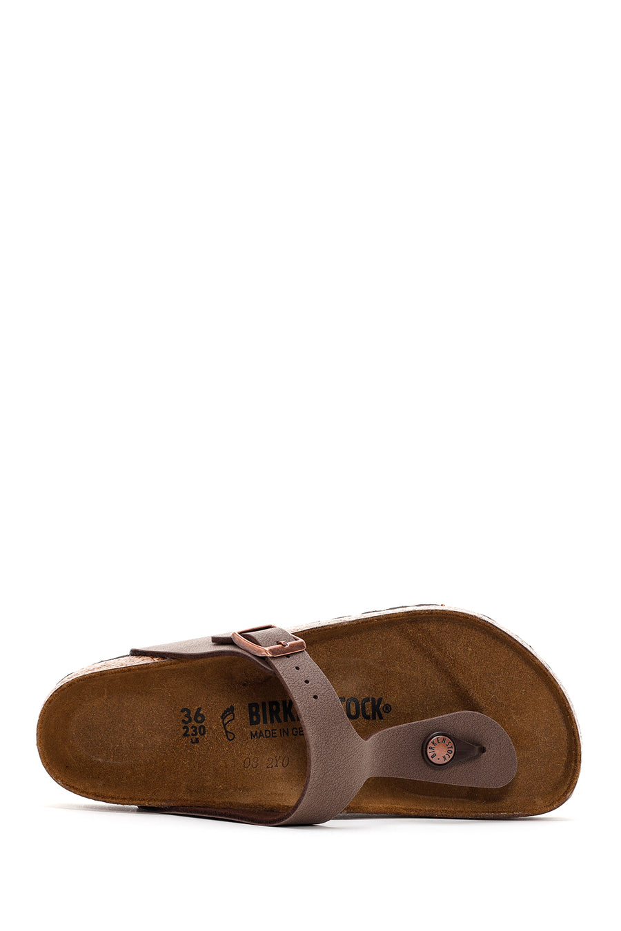 Birkenstock Kadın Kahverengi Bırko-Flor Nubuk Parmak Arası Terlik