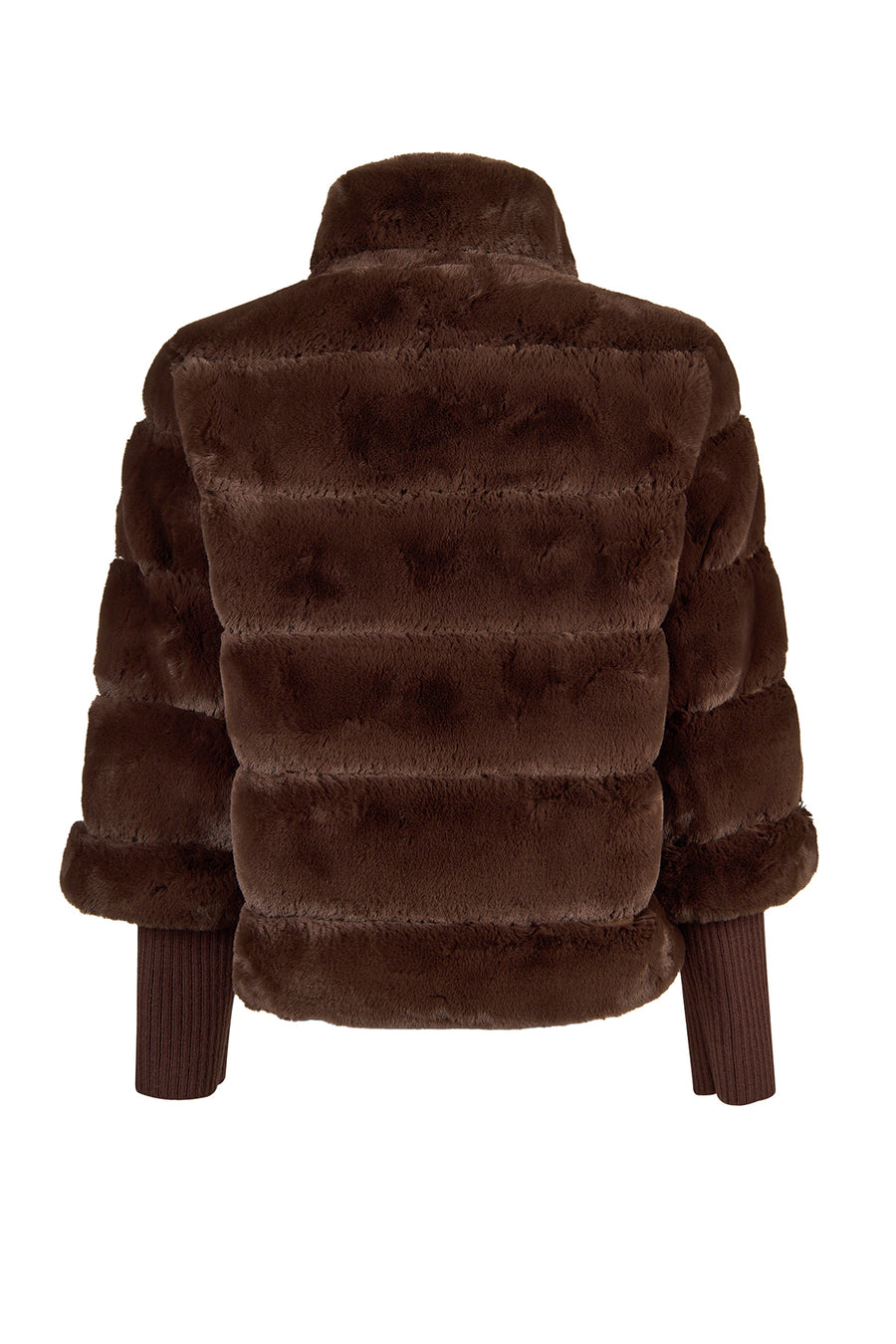 Dolomiti Woman Brown Short Teddy Coats