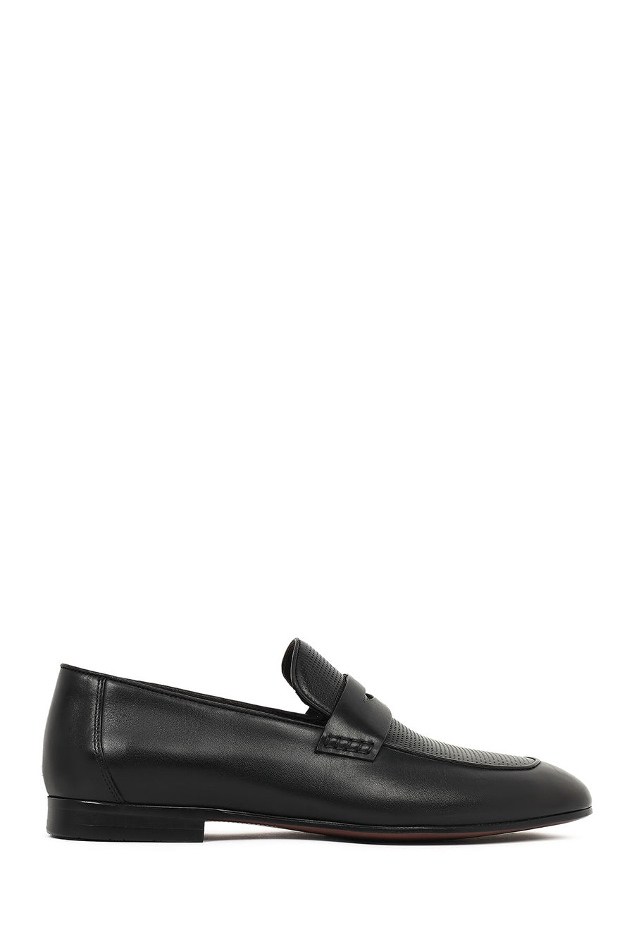 Derimod Black Male Black Leather Classic Loafer 26SFD695014 | Derimod