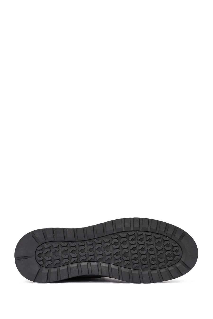 
Men's Black Lace-Up Suede Leather Casual Shoes
