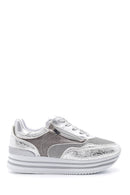Women's High Sole Zipper Detailed Sneaker | Derimod