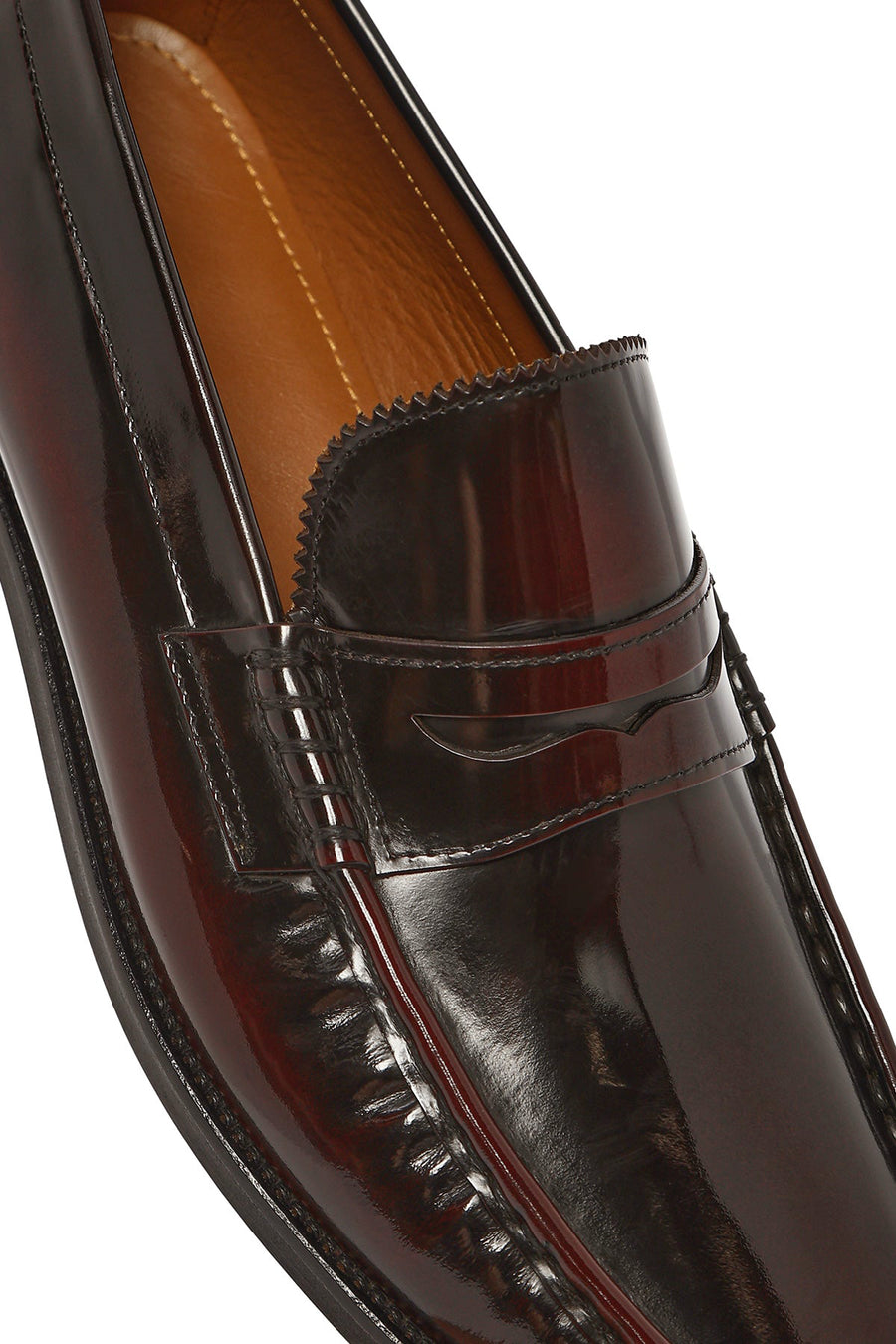 Men's Burgundy Leather Classic Loafer