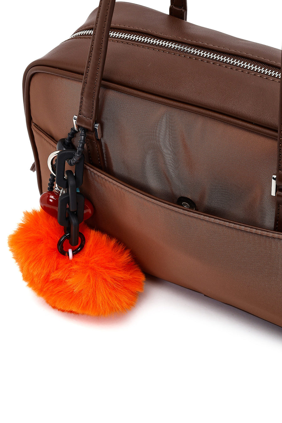 Women's Brown Accessory Shoulder Bag
