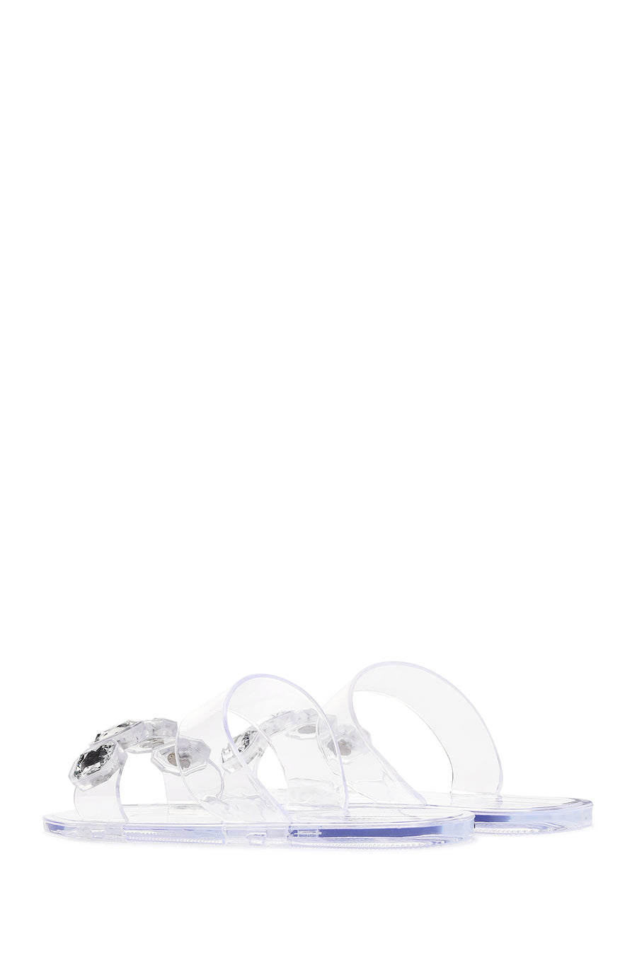 Women's Transparent Jelly Stone Slippers