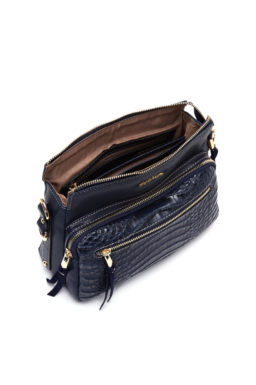 Women's Crocodile Cross Bag