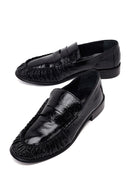 Kadın Siyah Deri Maskülen Loafer | Derimod