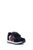 Geox Baby Boy Navy Blue Alben Banded Fabric Sneaker | Derimod