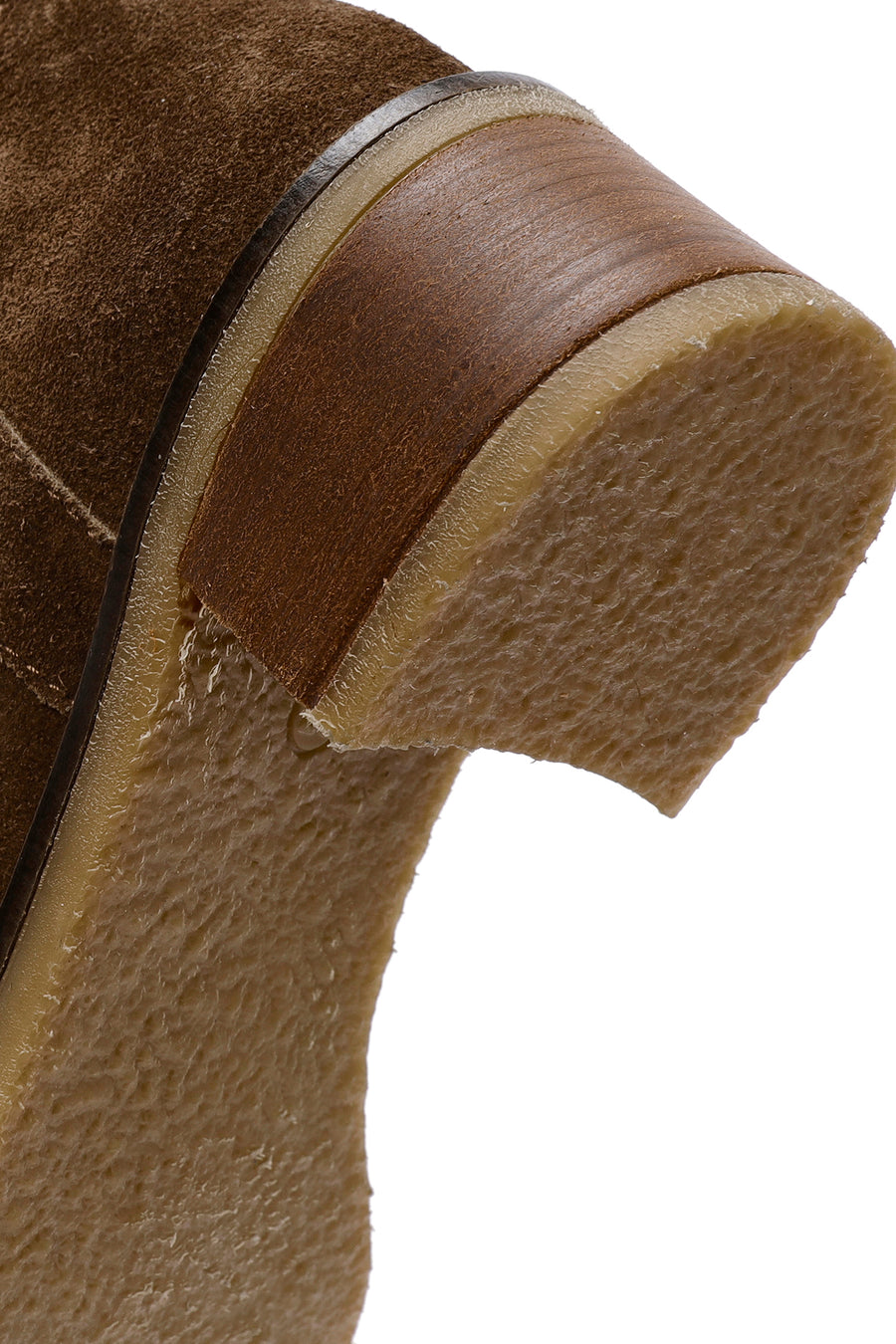 Women's Tan Suede Leather Boots