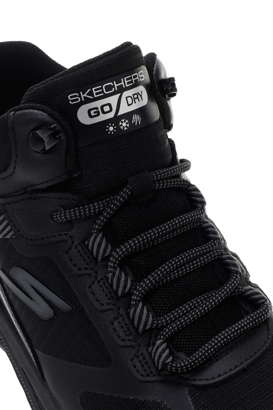 Skechers Men's Black Go Run Trail Altitude-Water Thick Soled Sneaker