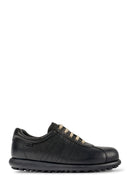 Camper Black Women's Pelotas Ariel Leather Sports Shoes | Derimod