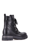 Lace-Up Women's Leather Boots | Derimod