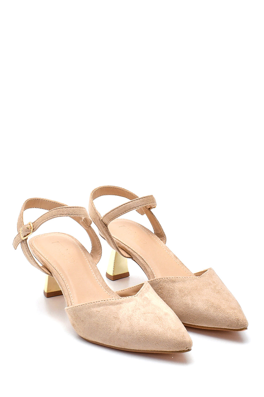 Women's Suede Heeled Sandals