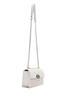 Women's White Long Chain Strap Knitted Crossbody Bag | Derimod