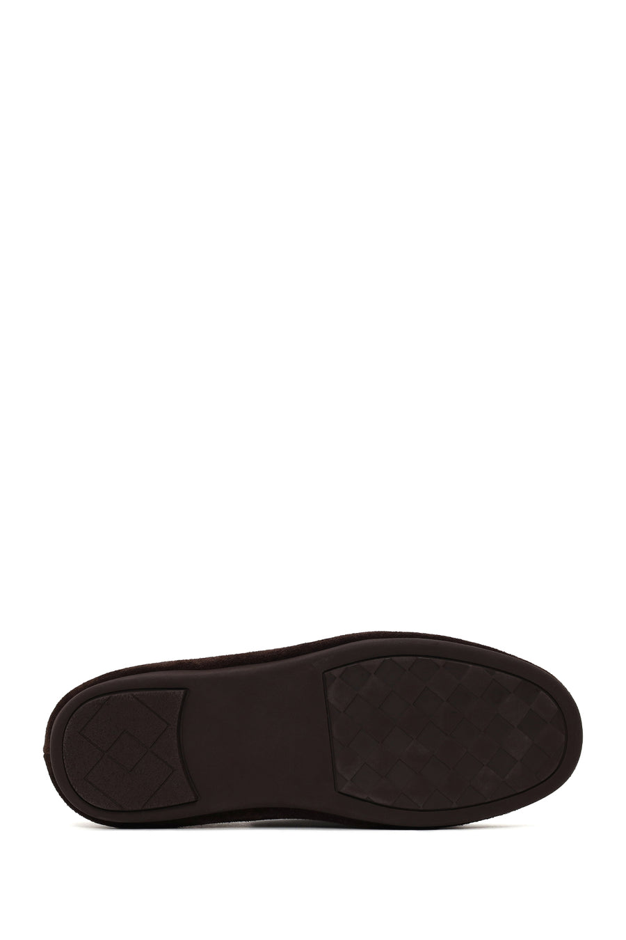 Woman Brown Lace-up Tasselled Suede Casual Shoes