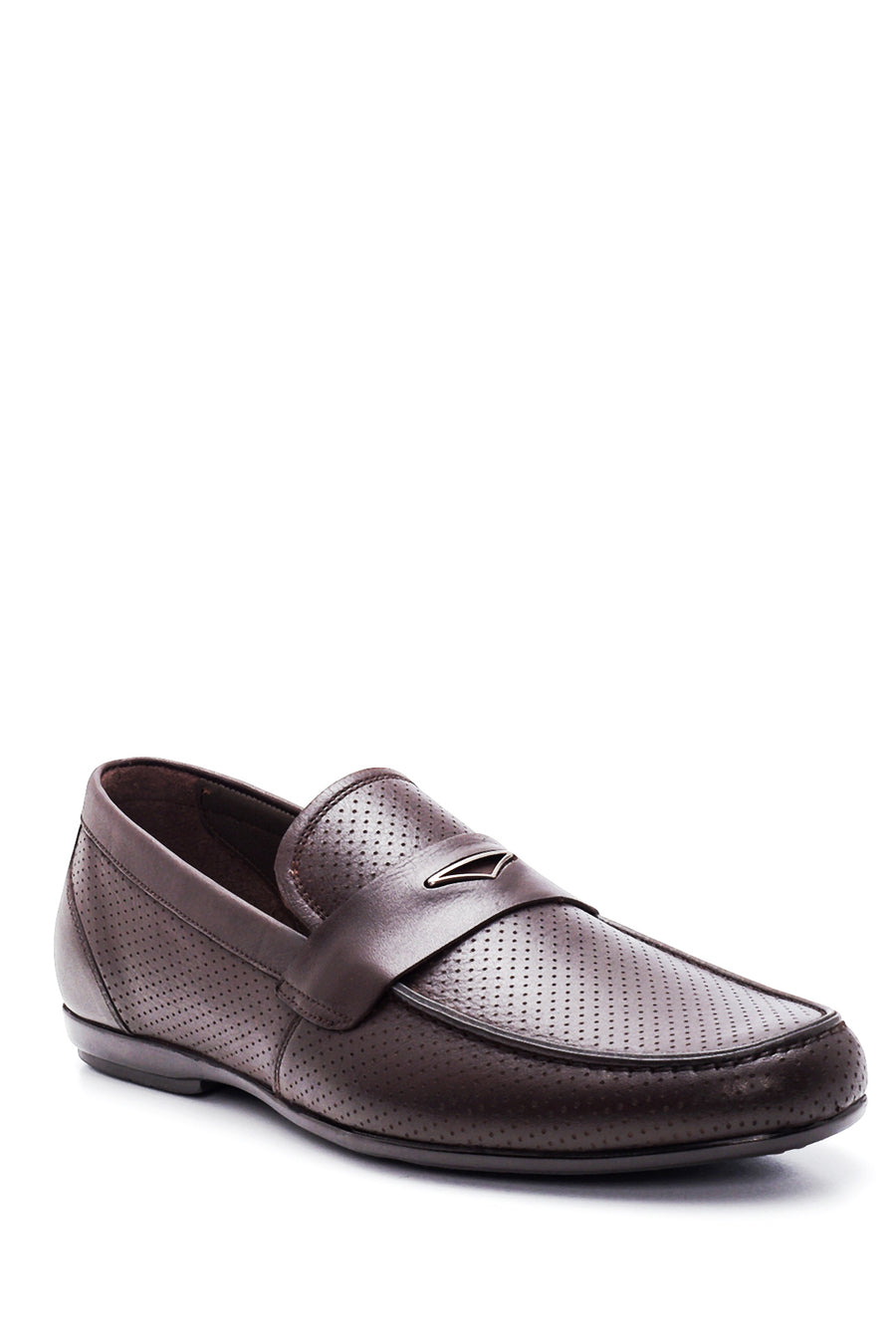 Erkek Deri Baskılı Loafer