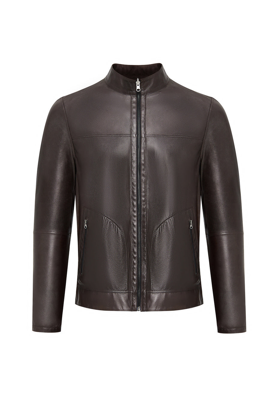 Clint Men's Brown Suede Double-Sided Leather Jacket