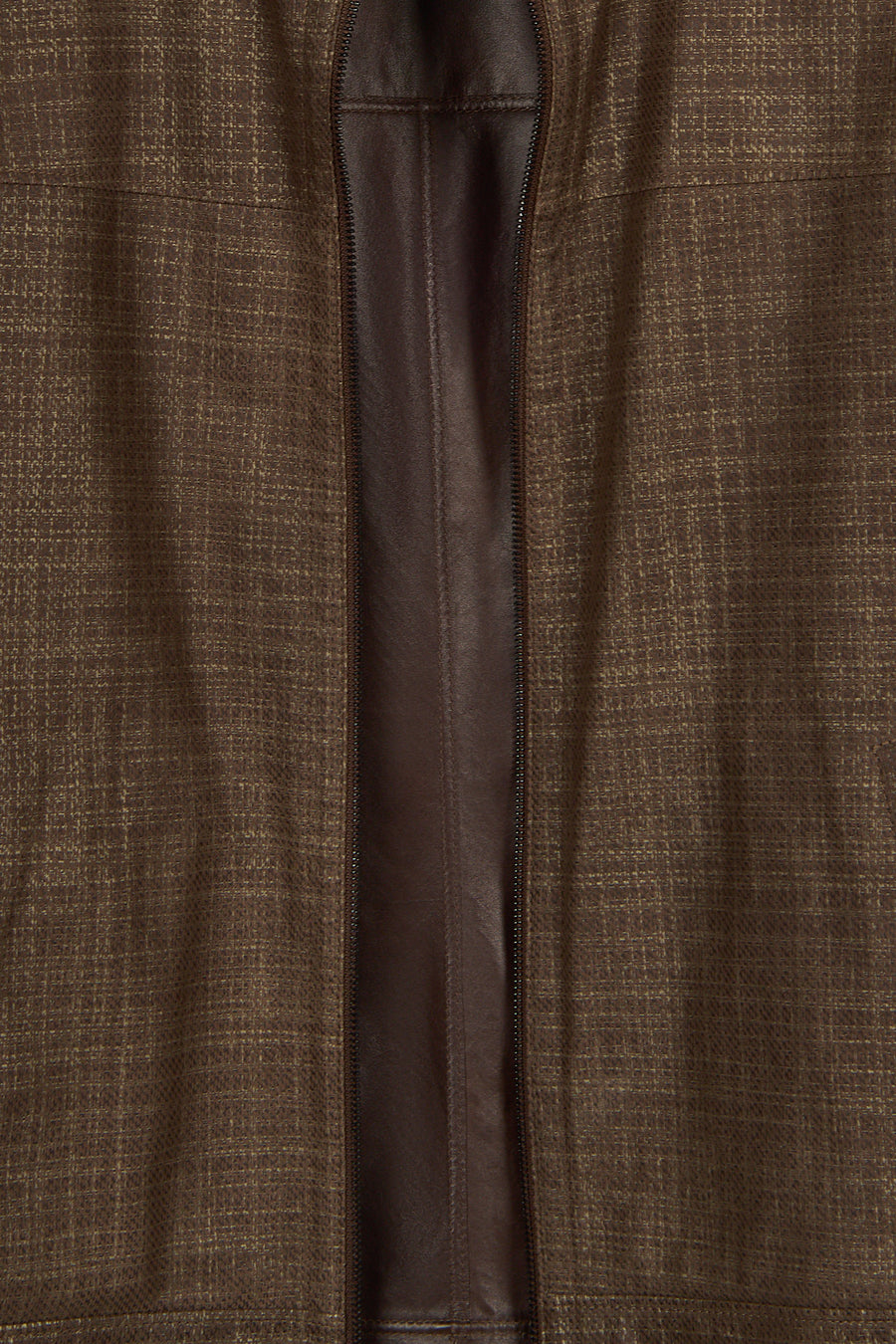 Clint Male Brown Reversible Leather Jacket