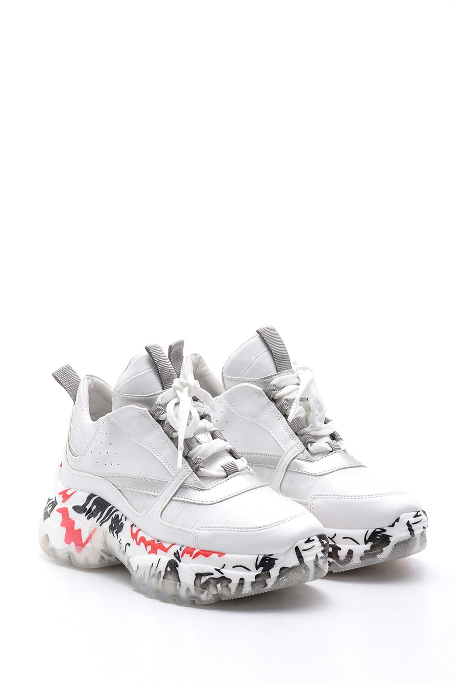 Women's Transparent Sole Detailed Sneaker