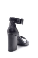 Women's Leather Heeled Sandals | Derimod