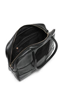Women's Black Long Strap Patterned Shoulder Bag | Derimod