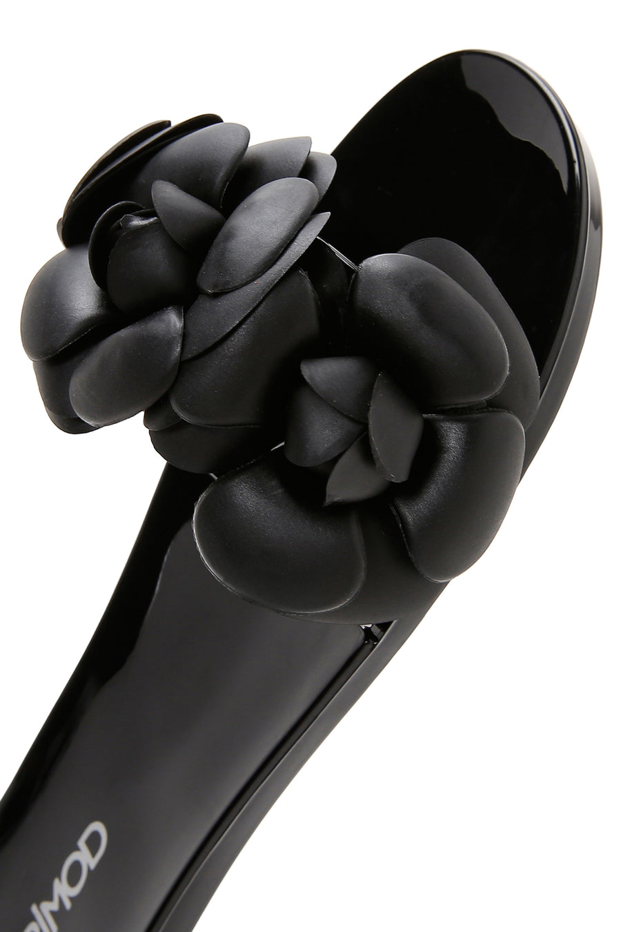 Women's Black Jelly Slippers