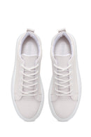 Woman White Lace-Up Chunky Sneaker | Derimod