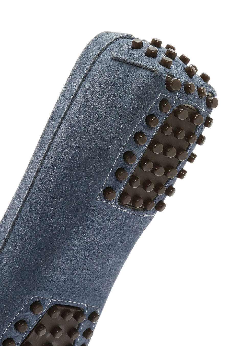 Women's Blue Tassel Suede Leather Loafer