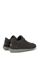 Camper Men's Gray Beetle Nubuck Leather Sneaker | Derimod