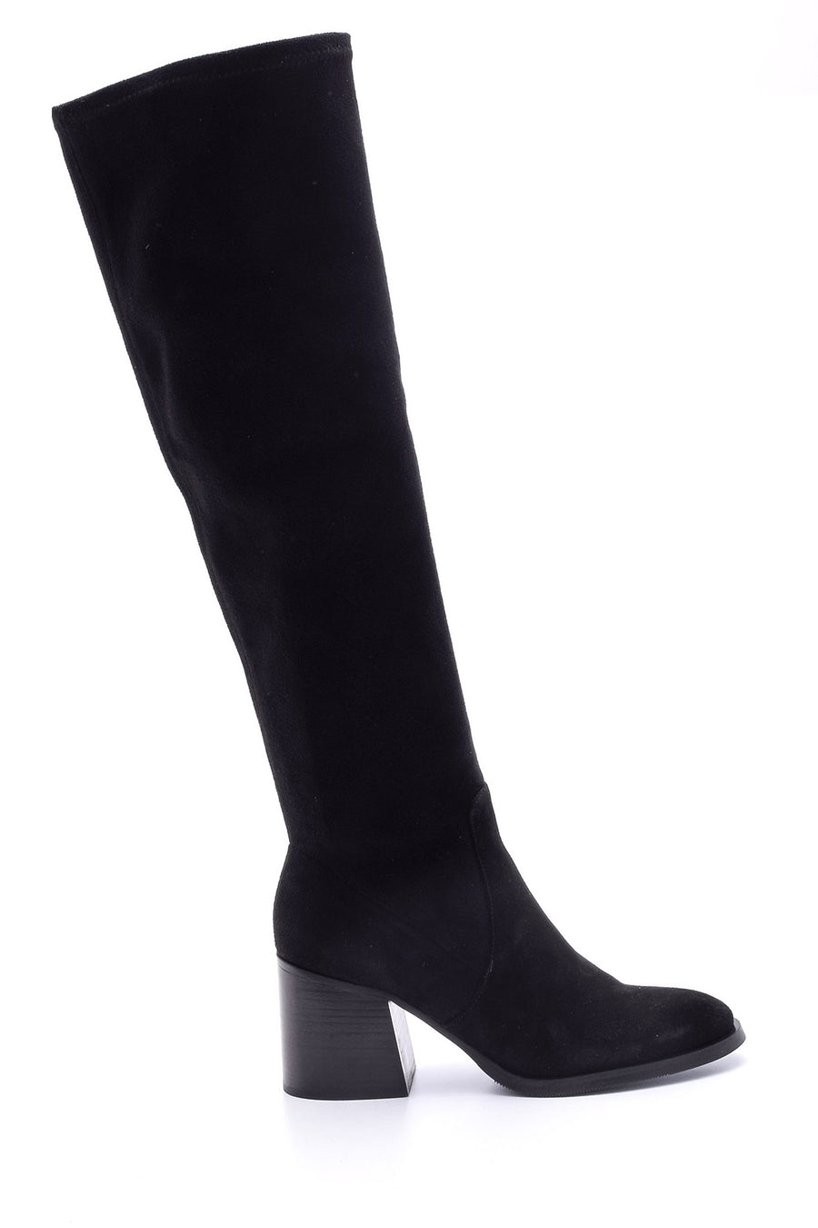 Women's Suede Leather Boots 19WFD241910 | Derimod