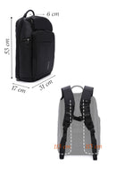 D-Pack Unisex Black Technological Fabric Backpack | Derimod