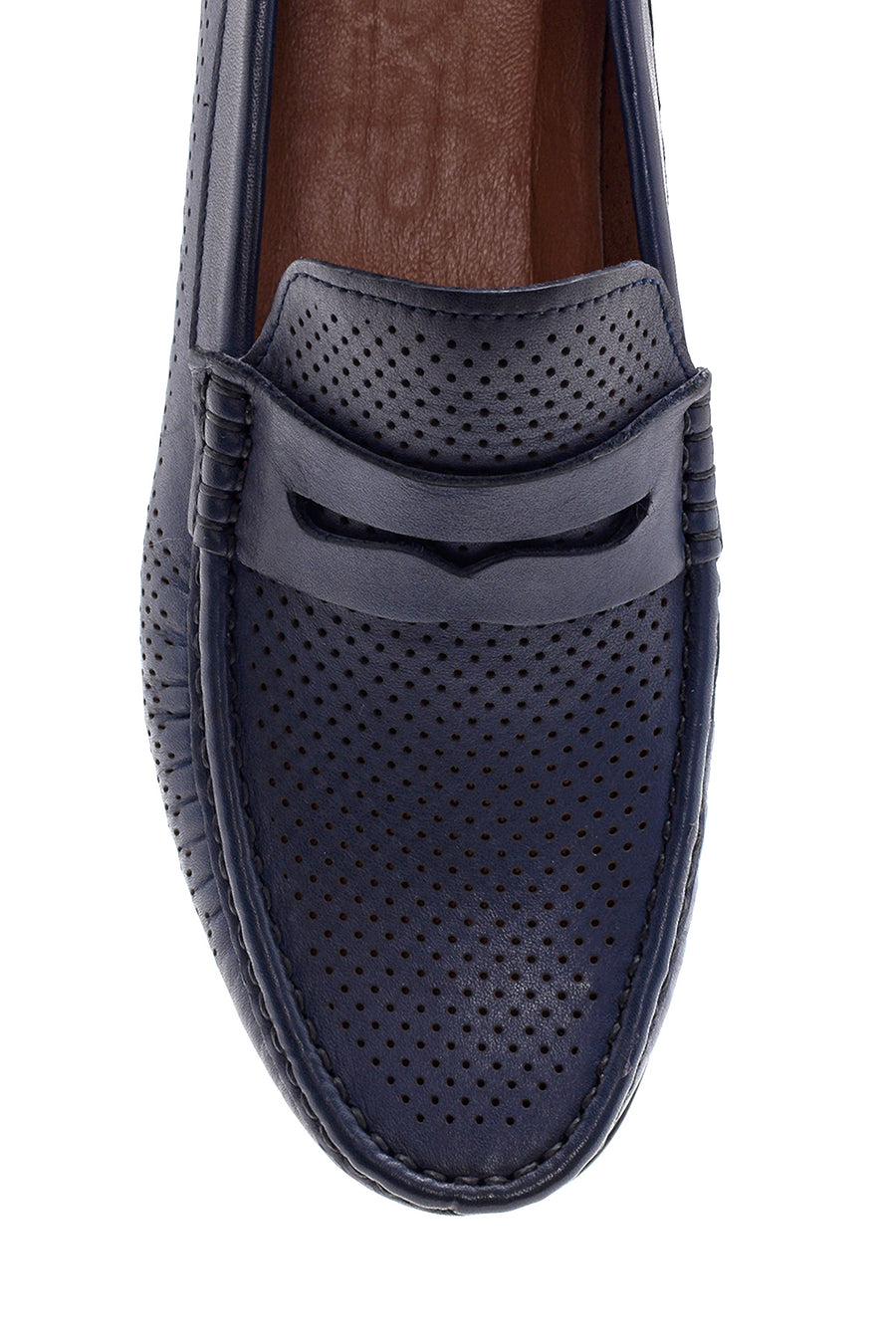 Men's Leather Perforated Casual Loafer