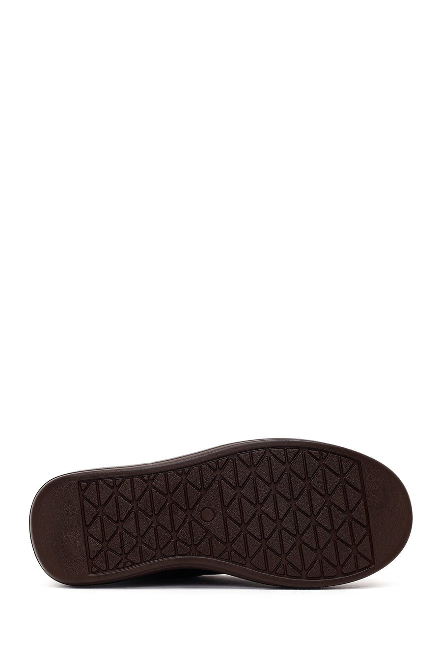 Woman Brown Lace-Up Chunky Sneaker