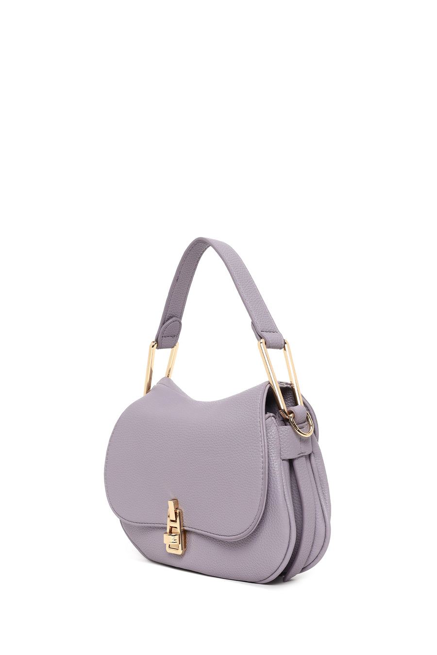 Woman Lilac Long Strap Shoulder Bag