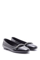 Women's Patent Leather Stone Ballet Ballet | Derimod