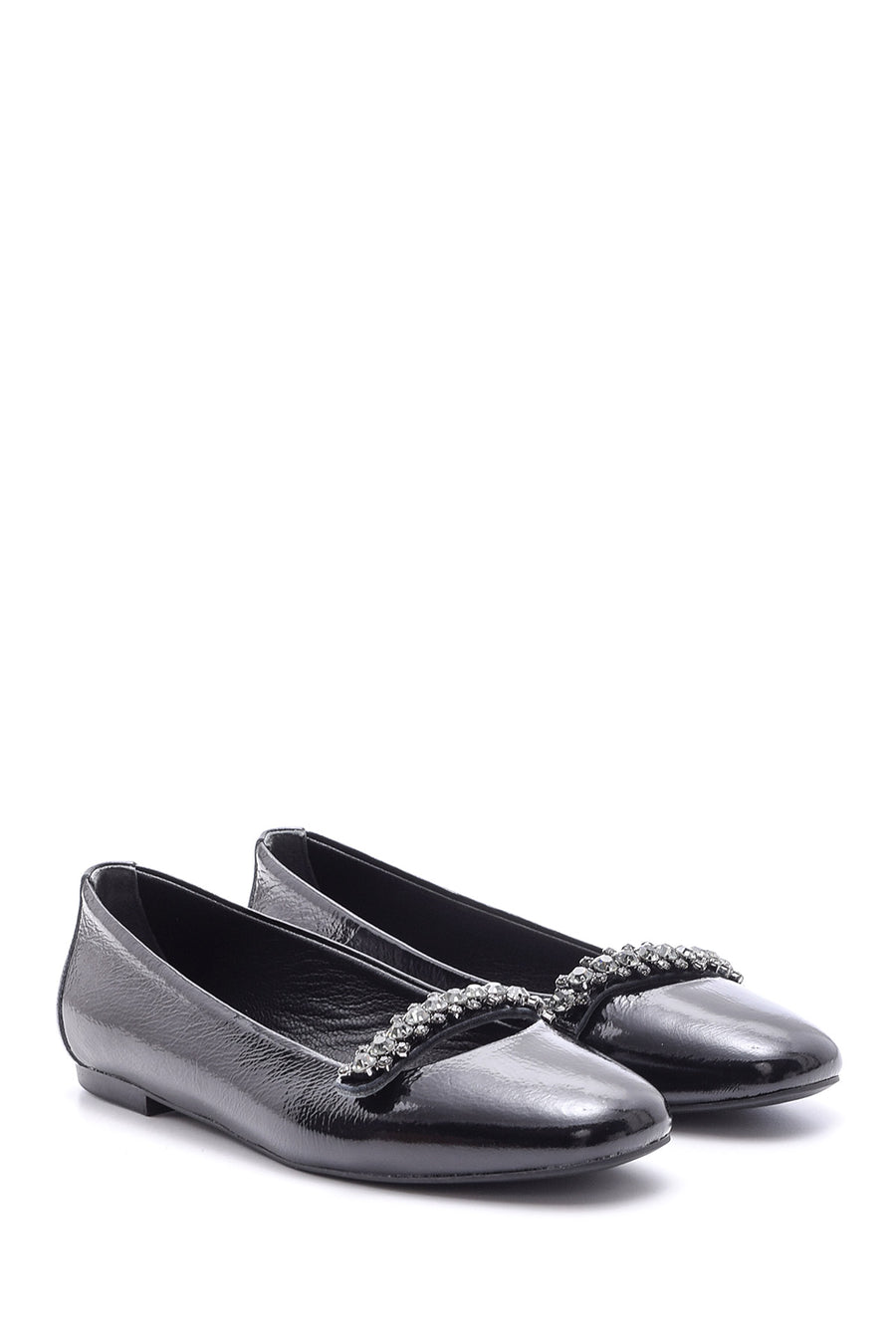 Women's Patent Leather Stone Ballet Ballet