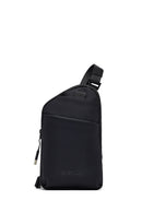 D-Pack Men's Black Mini Fabric Crossbody Bag | Derimod