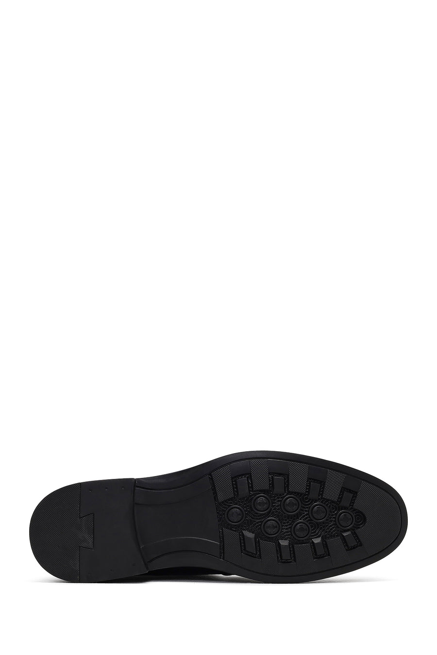 Men's Black Lace-up Leather Casual Shoes