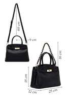 Women's Black Long Strap Mini Handbag | Derimod