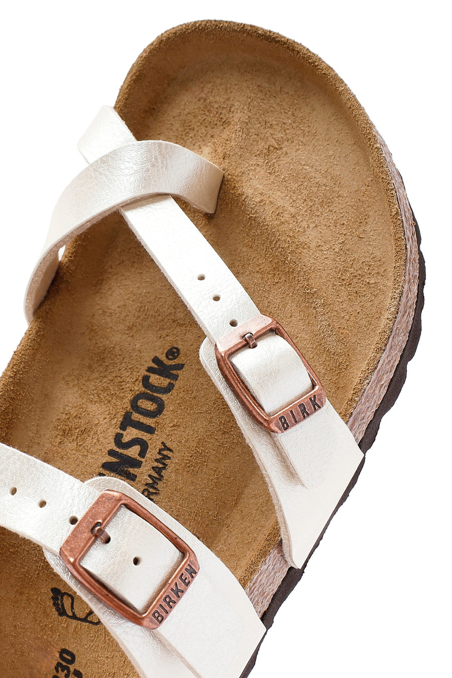 Birkenstock Kadın Beyaz Mayari Graceful Tokalı Terlik