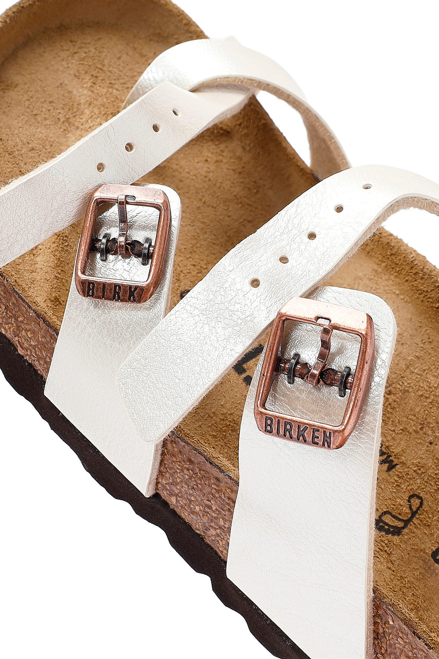 Birkenstock Kadın Beyaz Mayari Graceful Tokalı Terlik