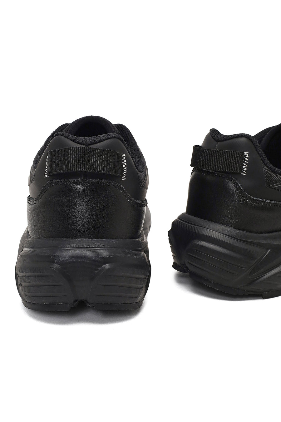 Derimod Studio Men's Black Lace-Up Thick-Soled Sneaker