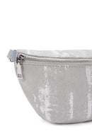 Women's Gray Long Strap Fabric Crossbody Bag | Derimod