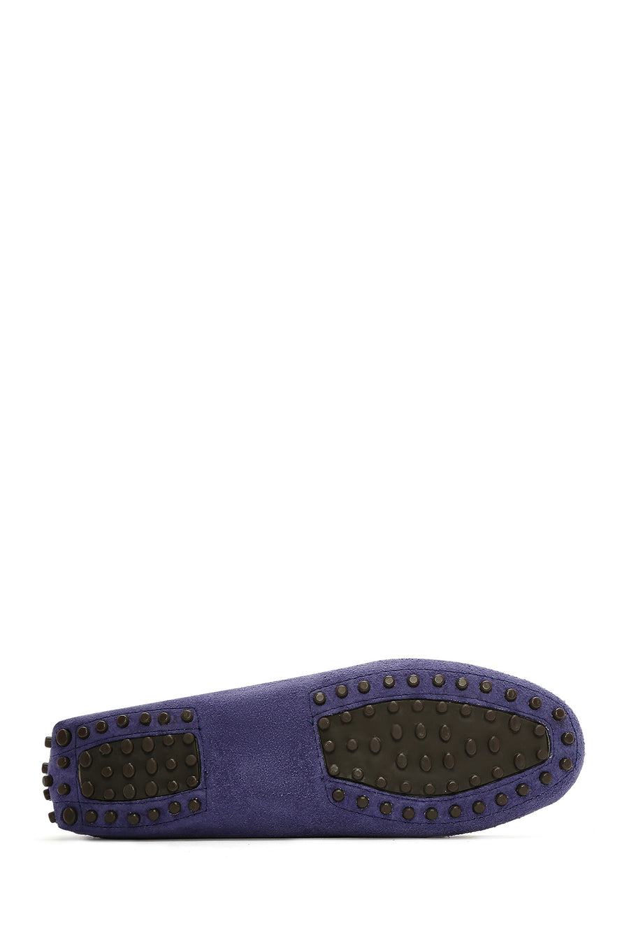Women's Navy Blue Suede Leather Loafer