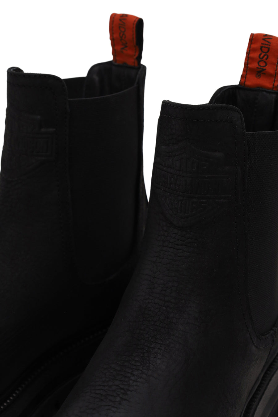 Harley Davidson Woman Black Mourir Leather Chelsea Boots